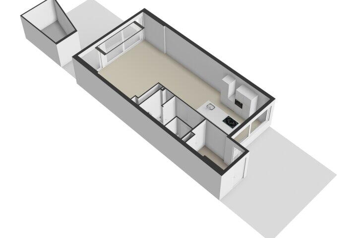 Plattegrond – Wieringerstraat 17, Amstelveen