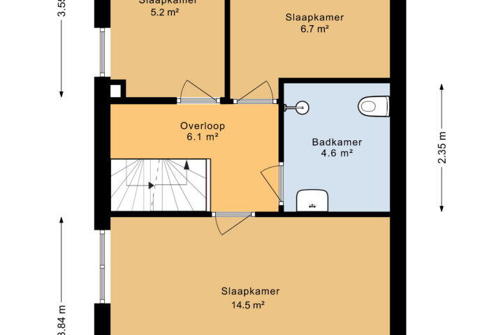 Plattegrond – Wierplas 27, Vledder