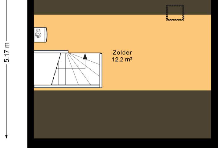 Plattegrond – Wierplas 27, Vledder