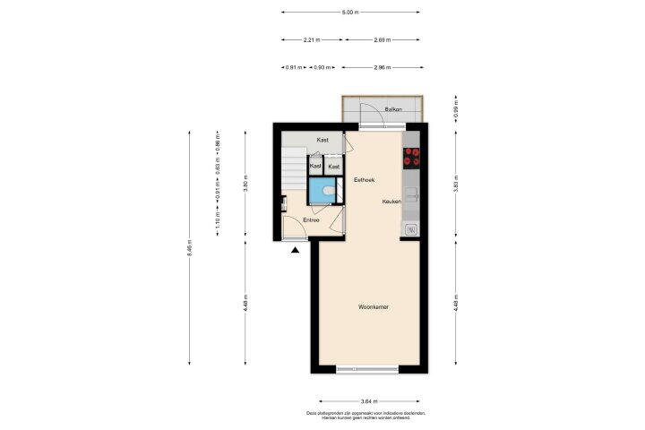 Plattegrond – Wijkeroogstraat 160, Velsen-noord