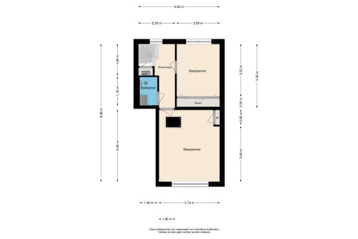 Plattegrond – Wijkeroogstraat 160, Velsen-noord