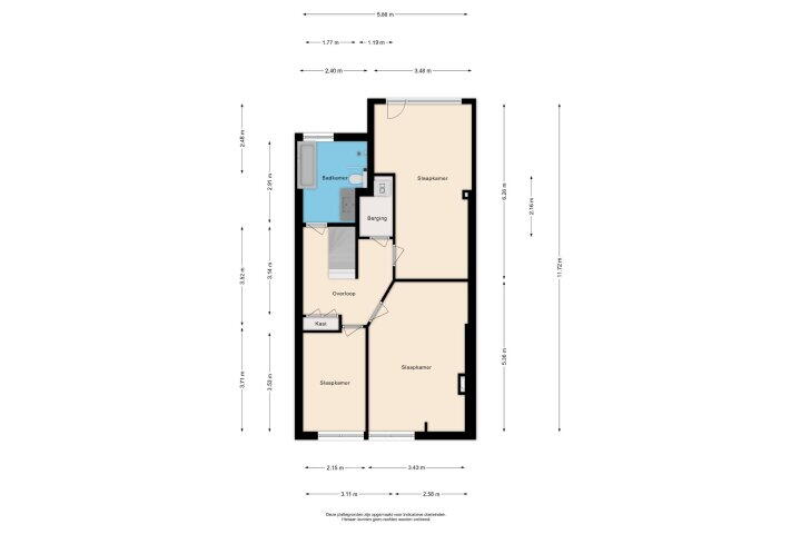 Plattegrond – Wijkerstraatweg 277, Velsen-noord