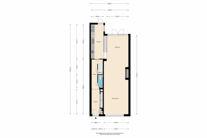 Plattegrond – Wijkerstraatweg 277, Velsen-noord