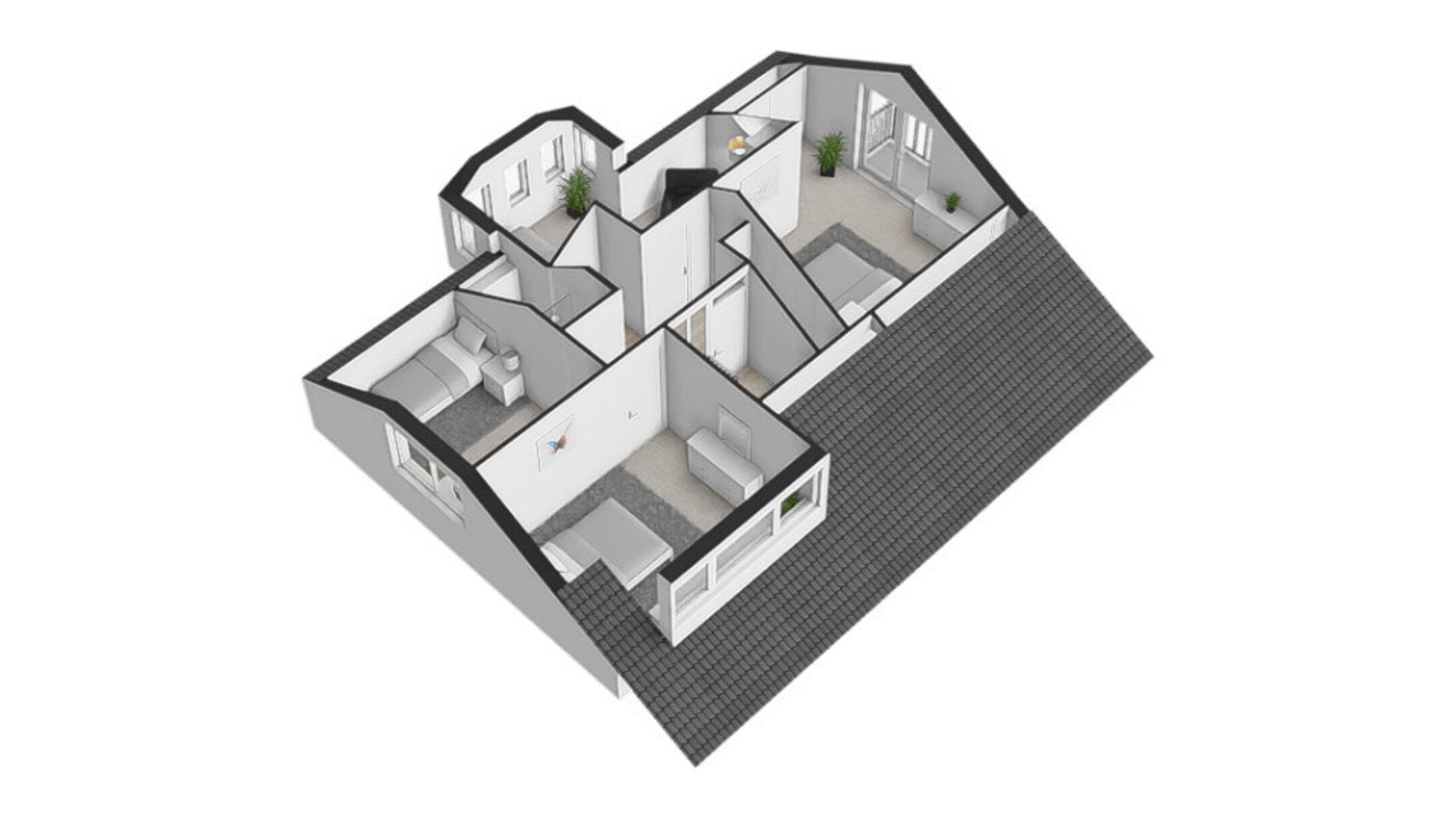 Plattegrond 5 - Wildbaan 1, Leersum