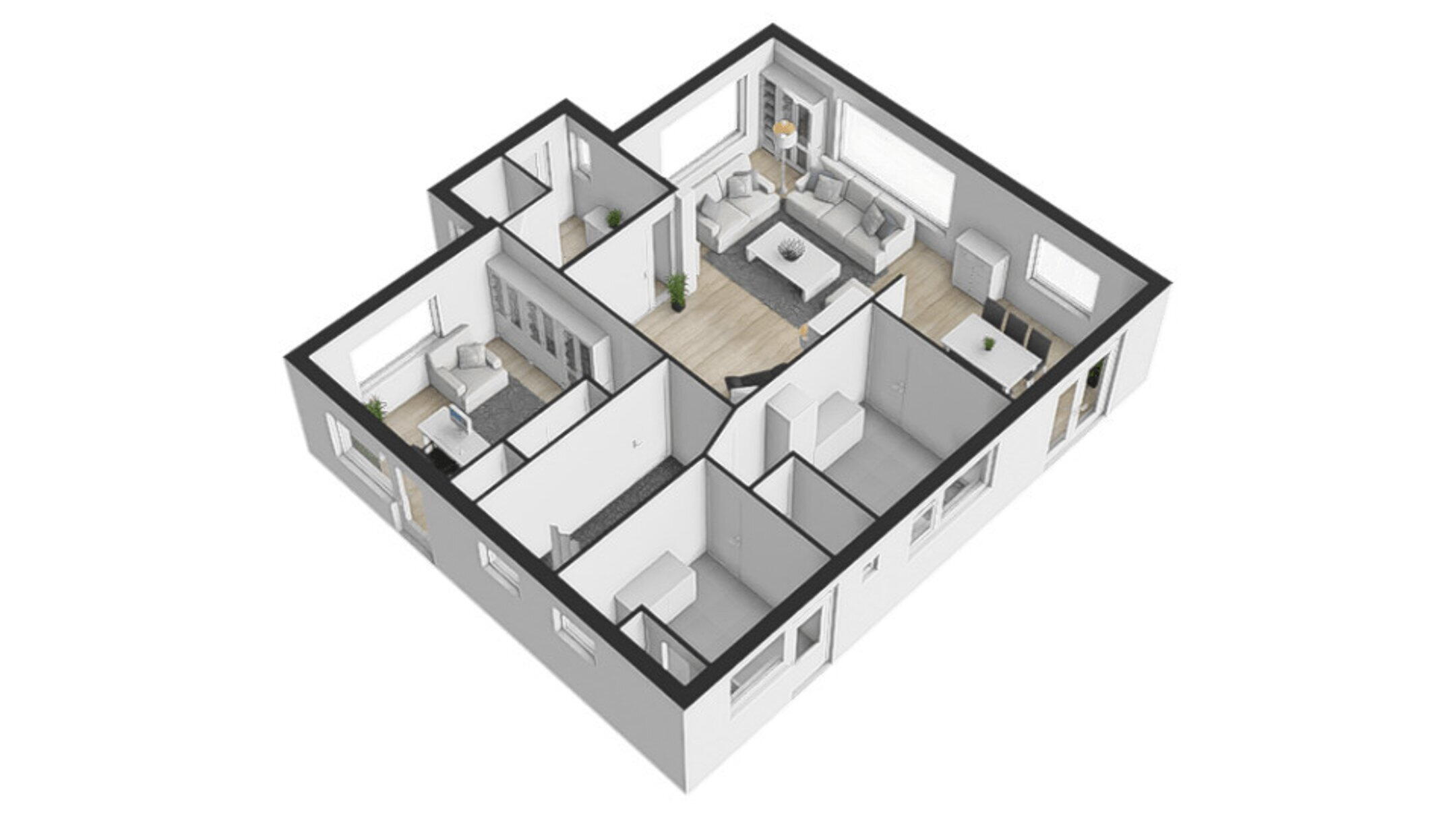 Plattegrond 8 - Wildbaan 1, Leersum