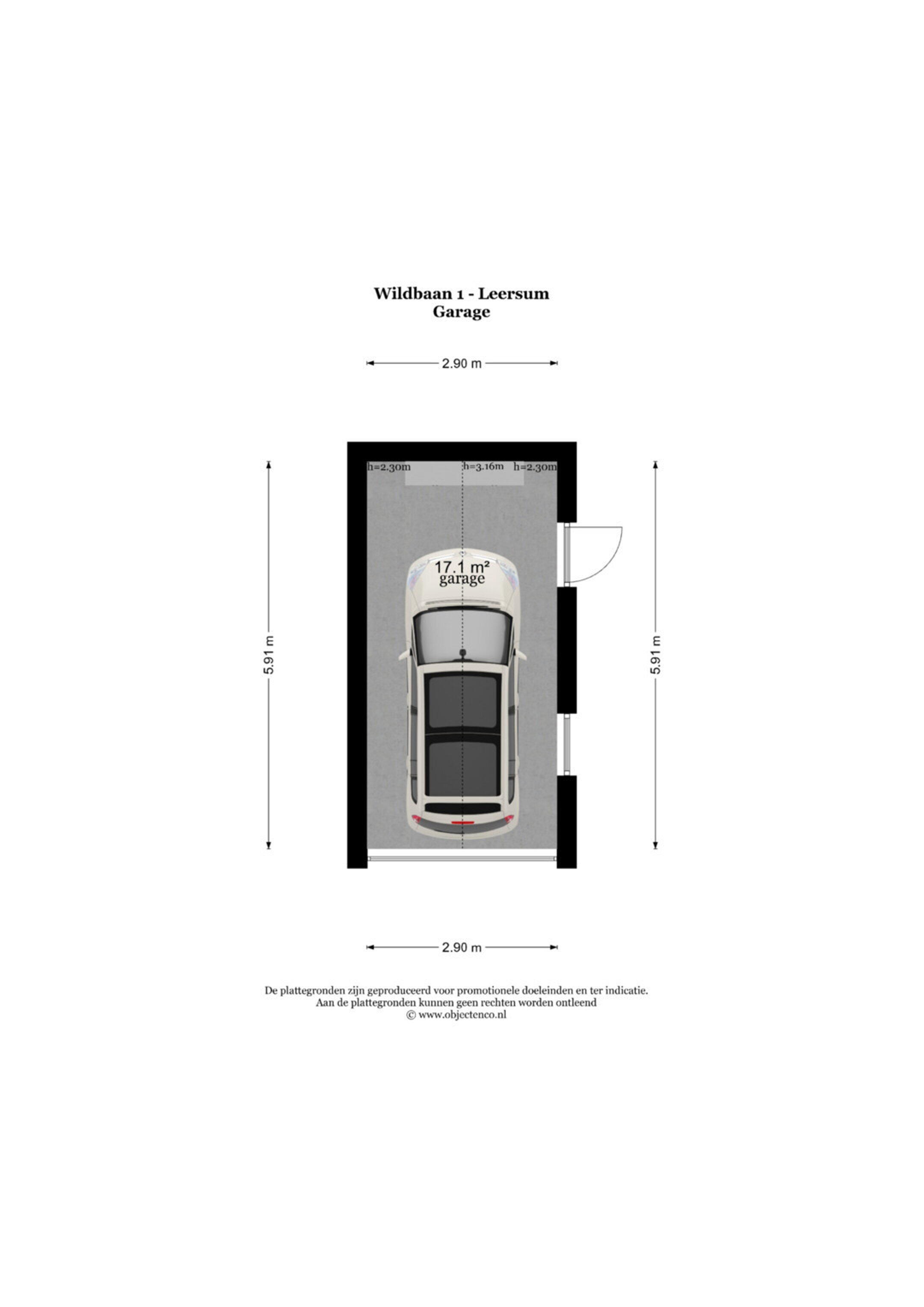 Plattegrond 13 - Wildbaan 1, Leersum