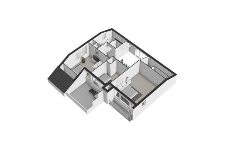Plattegrond – Wildbaan 9, Leersum
