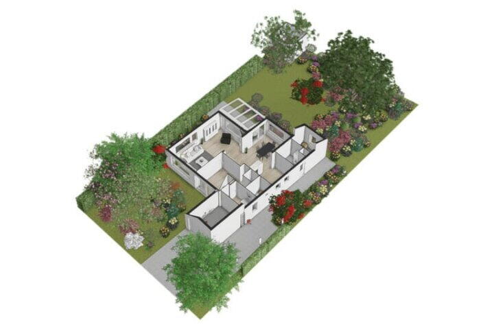 Plattegrond – Wildbaan 9, Leersum
