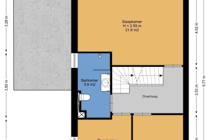 Plattegrond – Wildenborch 22, Lelystad
