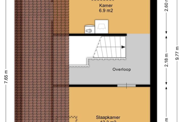Plattegrond – Wildenborch 22, Lelystad