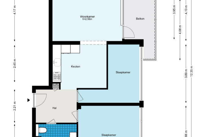 Plattegrond – Wildenborch 50, Amsterdam