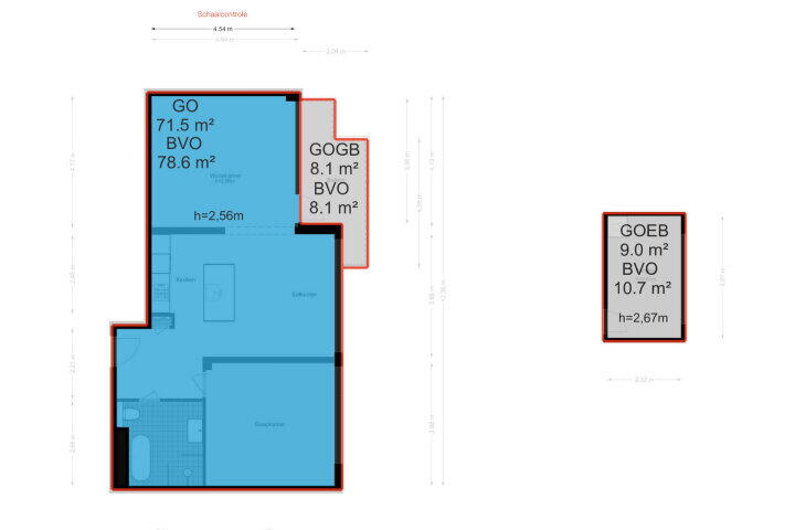 Plattegrond – Wildenborch 50, Amsterdam