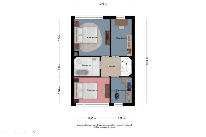 Plattegrond – Wilderen 129, Breda