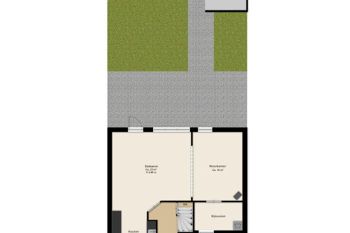 Plattegrond – Wilgenbeemd 4, Assen