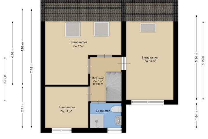 Plattegrond – Wilgenbeemd 4, Assen