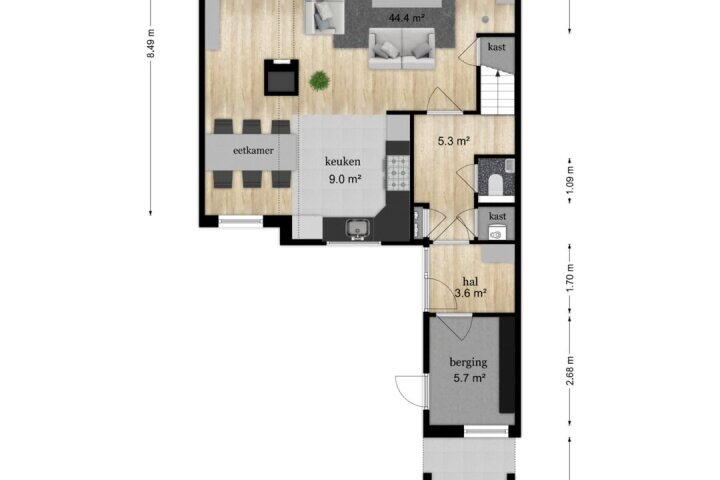 Plan – Wilgenhof 25, Leersum