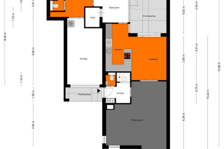 Plattegrond – Wilhelminalaan 116, Reusel