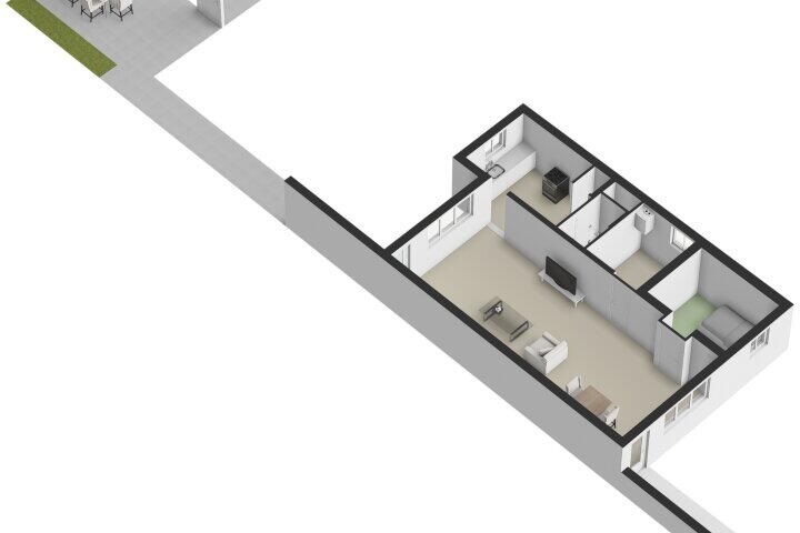 Plattegrond – Wilhelminastraat 19 A, Arnhem