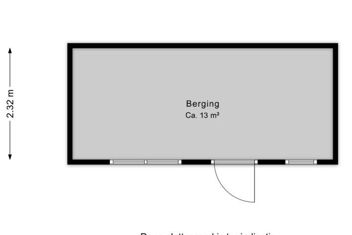 Plattegrond – Wilhelminastraat 33, Meppel