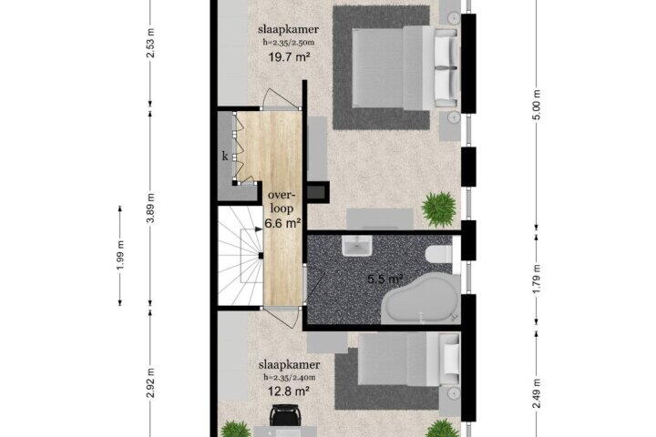 Plattegrond – Willem-Alexanderweg 1 a, Cothen
