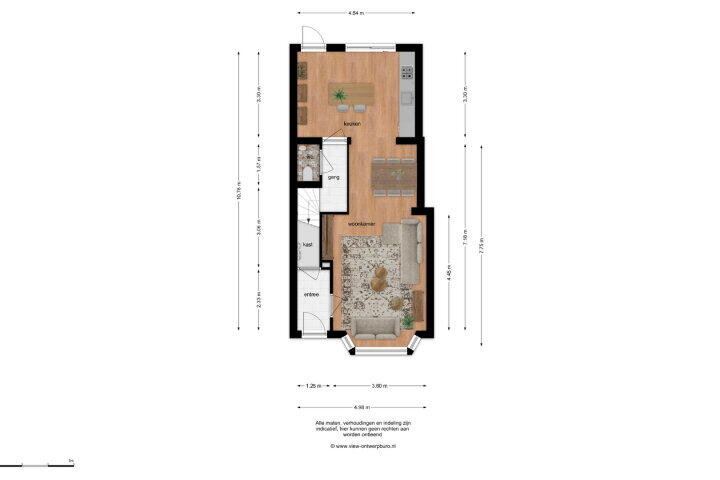 Plattegrond – Willem Barendszstraat 6, Breda