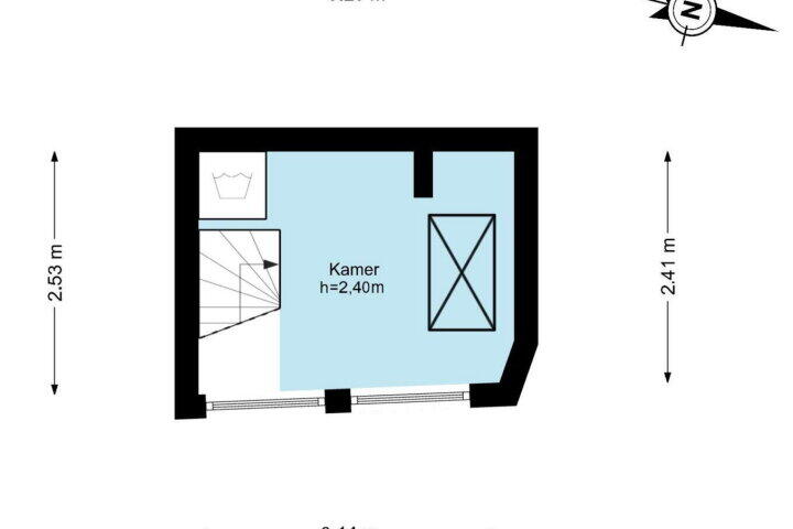 Plattegrond – Willem de Zwijgerlaan 121 3, Amsterdam