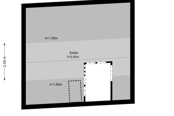 Plattegrond – Willem de Zwijgerlaan 121 3, Amsterdam