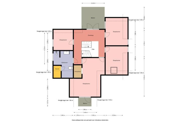 Plattegrond – Willem de Zwijgerlaan 96, Heerenveen