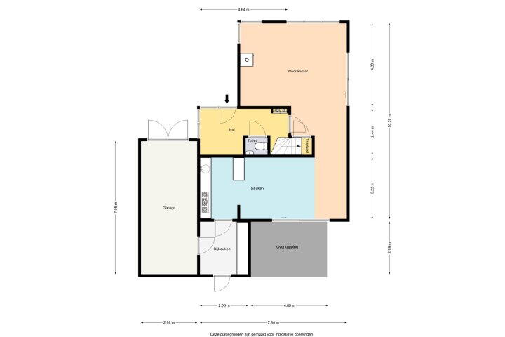 Plattegrond – Willem Frederiklaan 1, Heerenveen