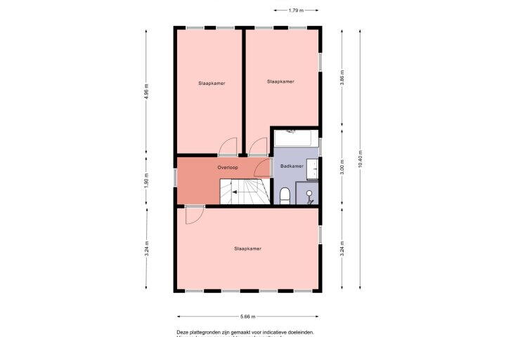 Plattegrond – Willem Frederiklaan 1, Heerenveen
