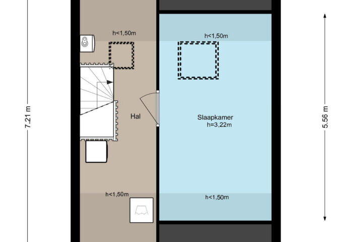 Plattegrond – Willem Gertenbachstraat 8, Amsterdam