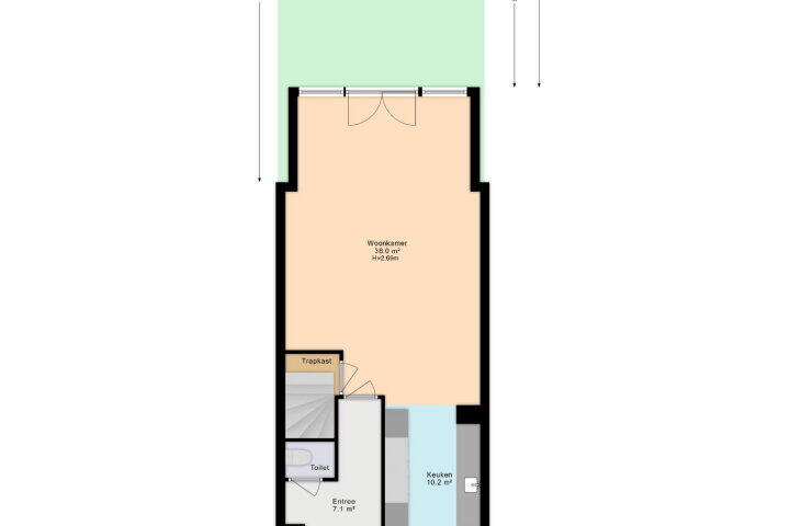 Plattegrond – Willem Hanegraaflaan 31, Den Haag