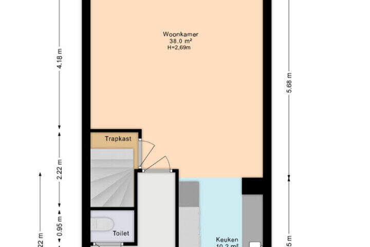 Plattegrond – Willem Hanegraaflaan 31, Den Haag