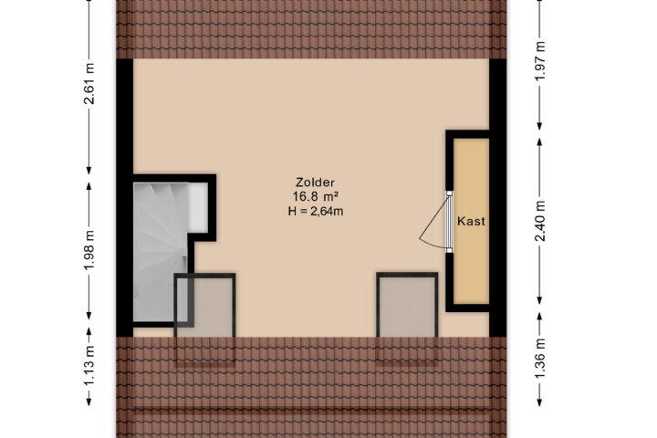 Plattegrond – Willem Hanegraaflaan 31, Den Haag