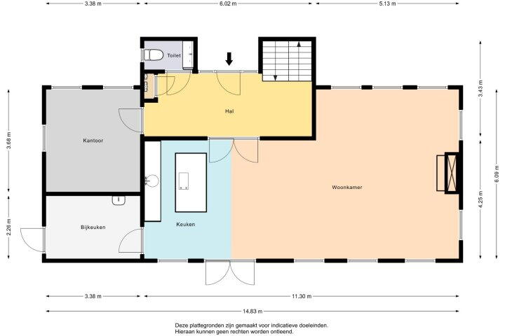 Plattegrond – Willem Lodewijklaan 9, Heerenveen