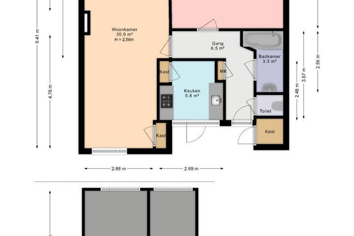 Plattegrond – Willem Pijperlaan 62, Leidschendam