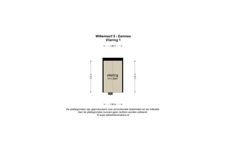 Plattegrond – Willemserf 5, Eemnes