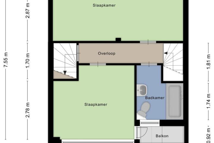 Plattegrond – Willem van Oranjestraat 34, Oosterhout