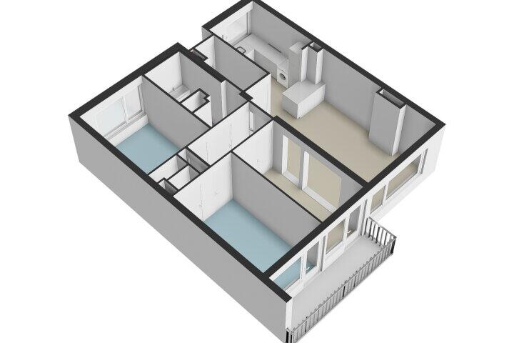 Plattegrond – William Boothlaan 234, Amstelveen
