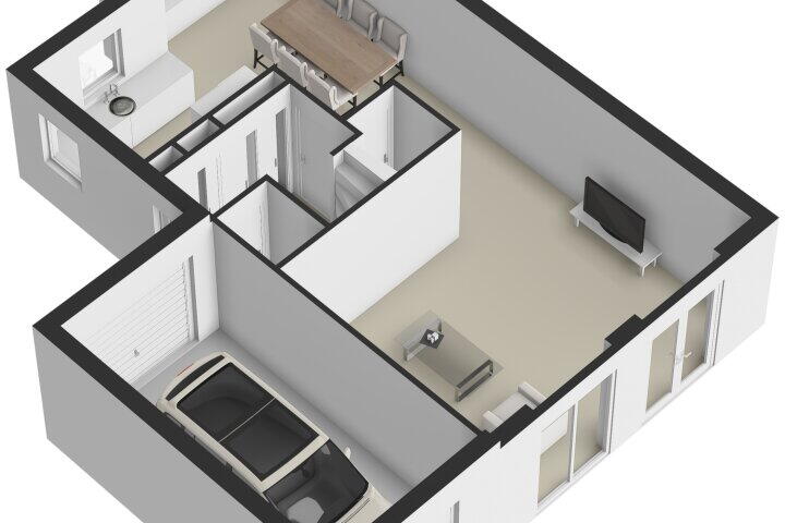 Plattegrond – Willy den Oudenstraat 5, Arnhem
