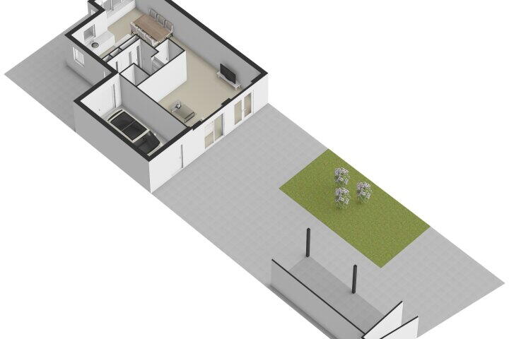 Plattegrond – Willy den Oudenstraat 5, Arnhem
