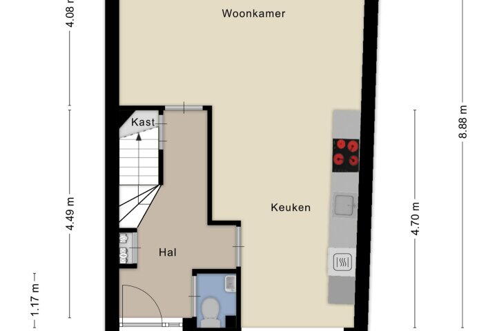 Plattegrond – Windbaan 51, Zeewolde