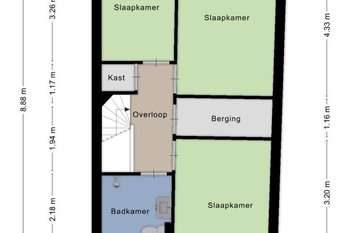 Plattegrond – Windbaan 51, Zeewolde