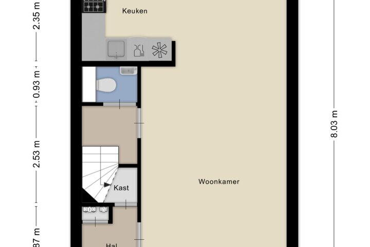 Plattegrond – Winde 110, Zeewolde