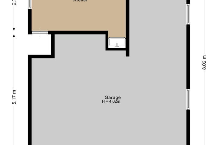 Plattegrond – Winkelsteeg 2, Uffelte
