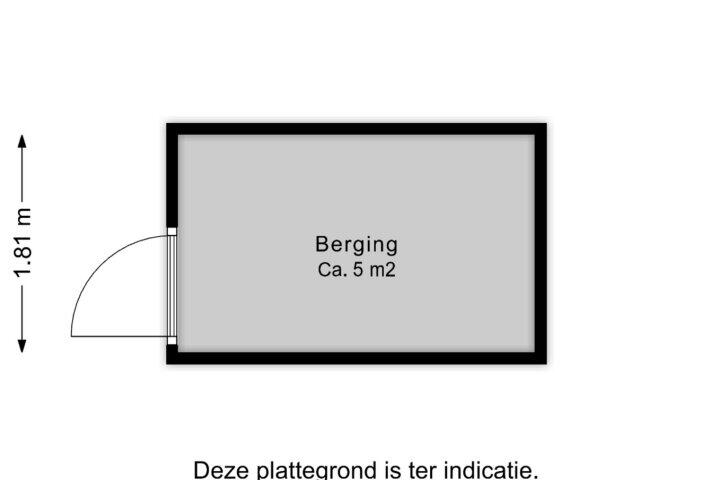 Plattegrond – Witsenborgstraat 21, Hoogeveen