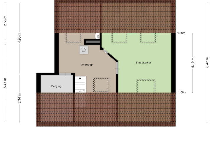 Plattegrond – Witte de Withstraat 4, Alphen aan den Rijn