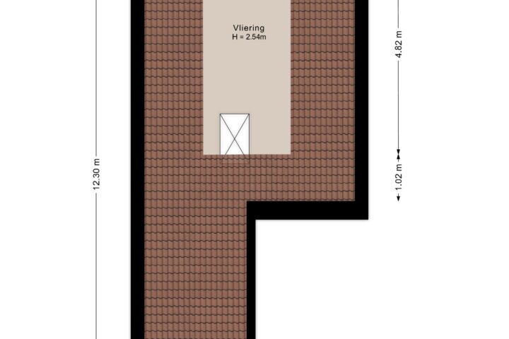 Plattegrond – Witte Paarden 25, Witte Paarden