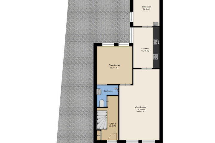 Plattegrond – W Jaasmasingel 28, Dwingeloo