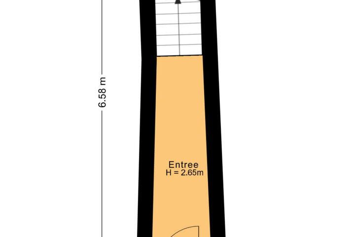 Plattegrond – Woldpromenade 32 A, Steenwijk